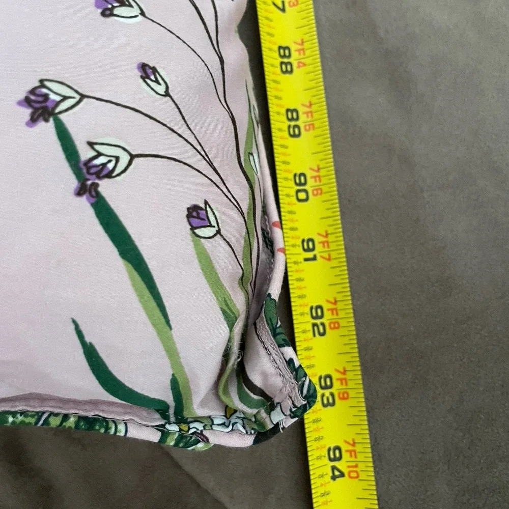 The Company Store Timeless Garden Blush Comforter Queen Size Botanical Floral